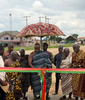 Nana Gyamfi Kumanin Sarpong Commissions Mechanised Borehole to Improve Water Supply in Mowire